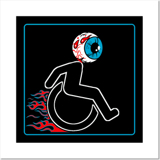 WHEELCHARIOT 12 (Eyeball) Posters and Art